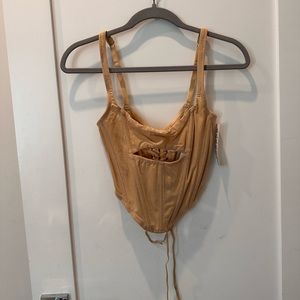 UO cut out corset